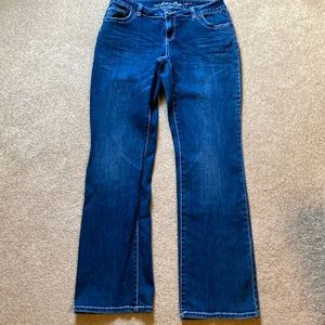 INC bootleg curvy fit jeans